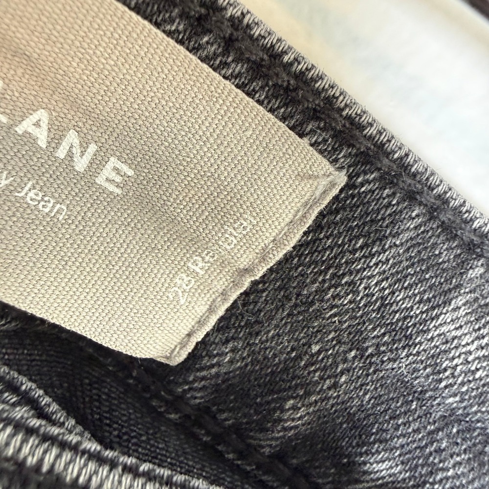 Everlane The Curvy Cheeky Jean Black Wash Denim High Rise Size 28 - Picture 6 of 9